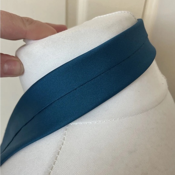 Rare Vintage Batman Design Mens Tie Teal Dark Knight 1992 - Picture 8 of 16